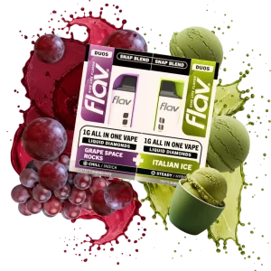 Flav Duos Grape Space Rocks 2g Liquid Diamonds Disposable - Indica